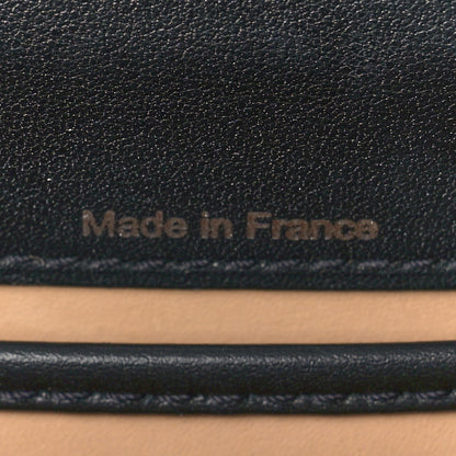 Delvaux Calfskin Mini Iron Shield Madame Crossbody Black Silver 6 of 9