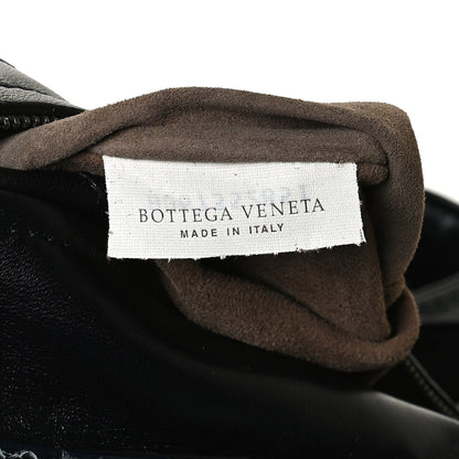 Bottega Veneta Nappa Intrecciato Snakeskin Small Flow Wave Tote Black 6 of 12