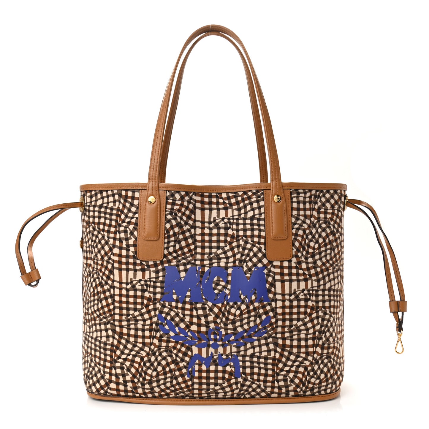 Visetos Medium Project Reversible Shopper Tote Cognac