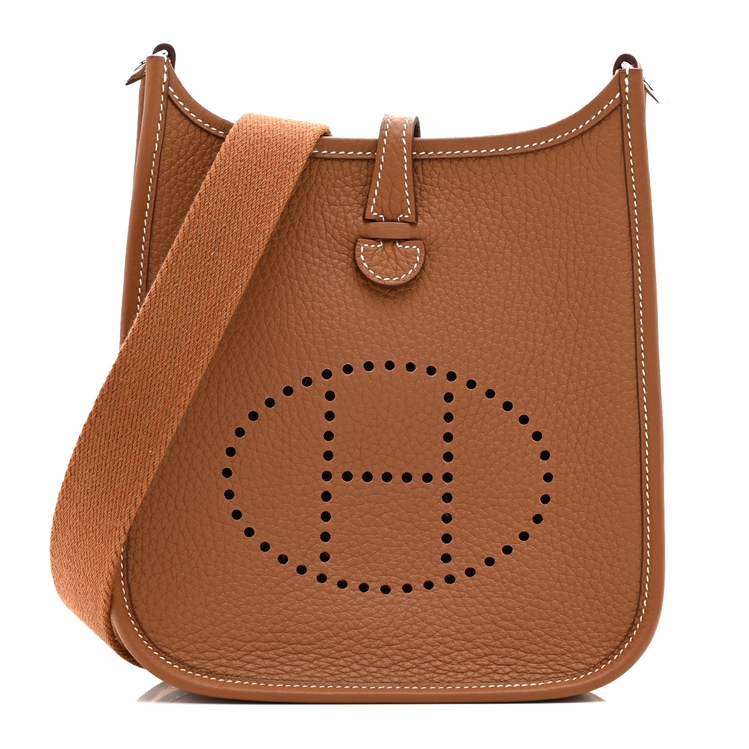 Hermes Taurillon Clemence Evelyne TPM Gold 1 of 11