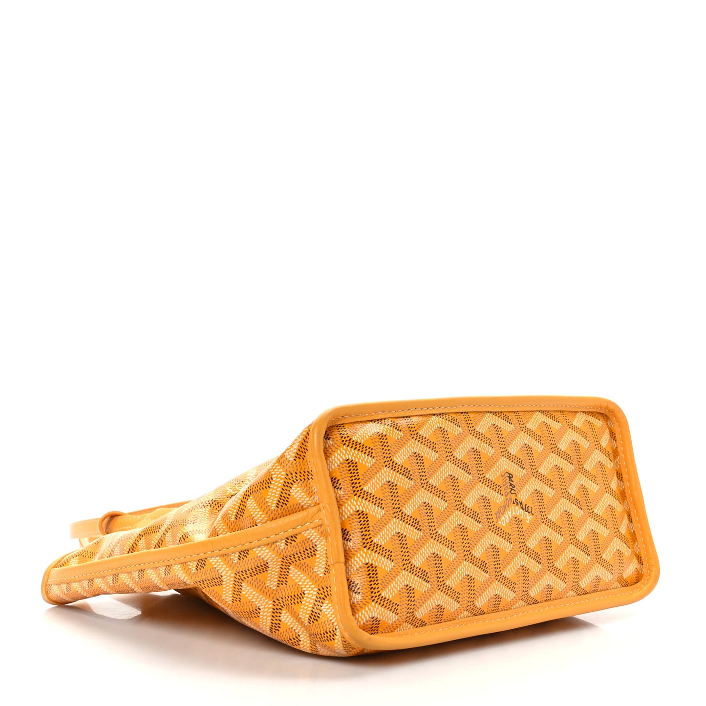 Goyardine Reversible Mini Anjou Yellow