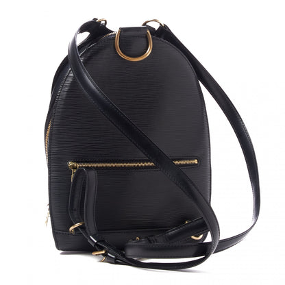 Louis Vuitton Epi Mabillon Backpack Black 3 of 8