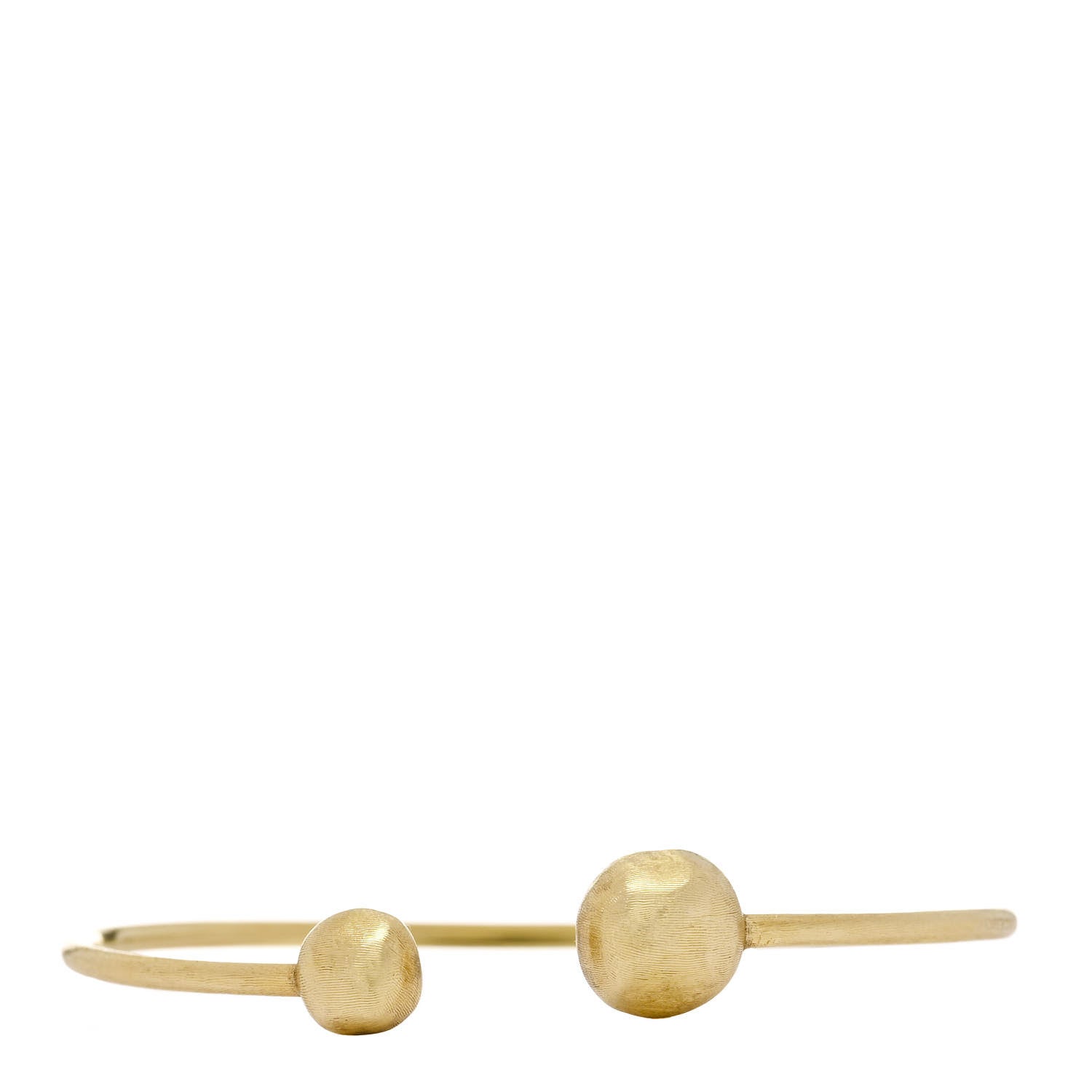Marco Bicego 18K Yellow Gold Africa Flexible Cuff Bracelet 1 of 5