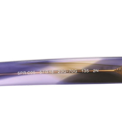 Prada Acetate Sunglasses SPR C05S Striped Laguma 6 of 7