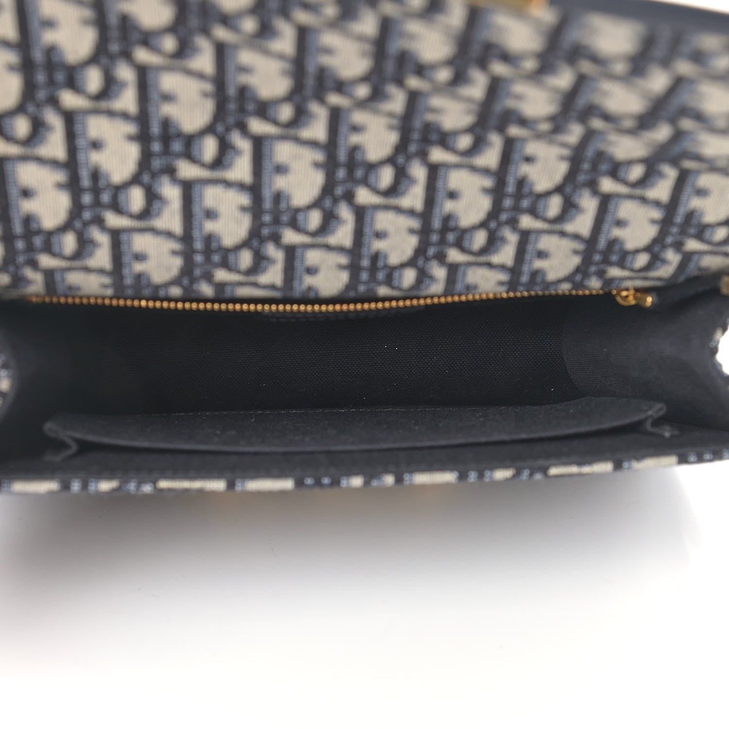 Christian Dior Oblique 30 Montaigne Flap Bag Blue 5 of 9