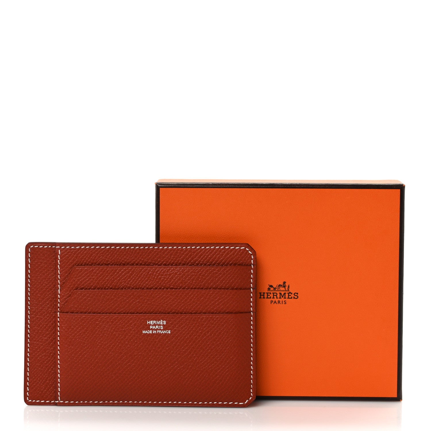 Hermes Epsom City 8CC Card Holder Brique 7 of 7