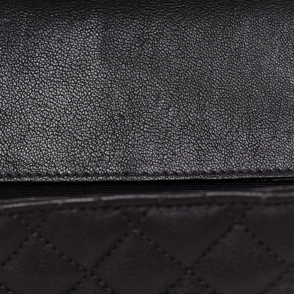 Saint Laurent Sheepskin Tri-Quilt Monogram Medium College Bag Coal 14 of 14