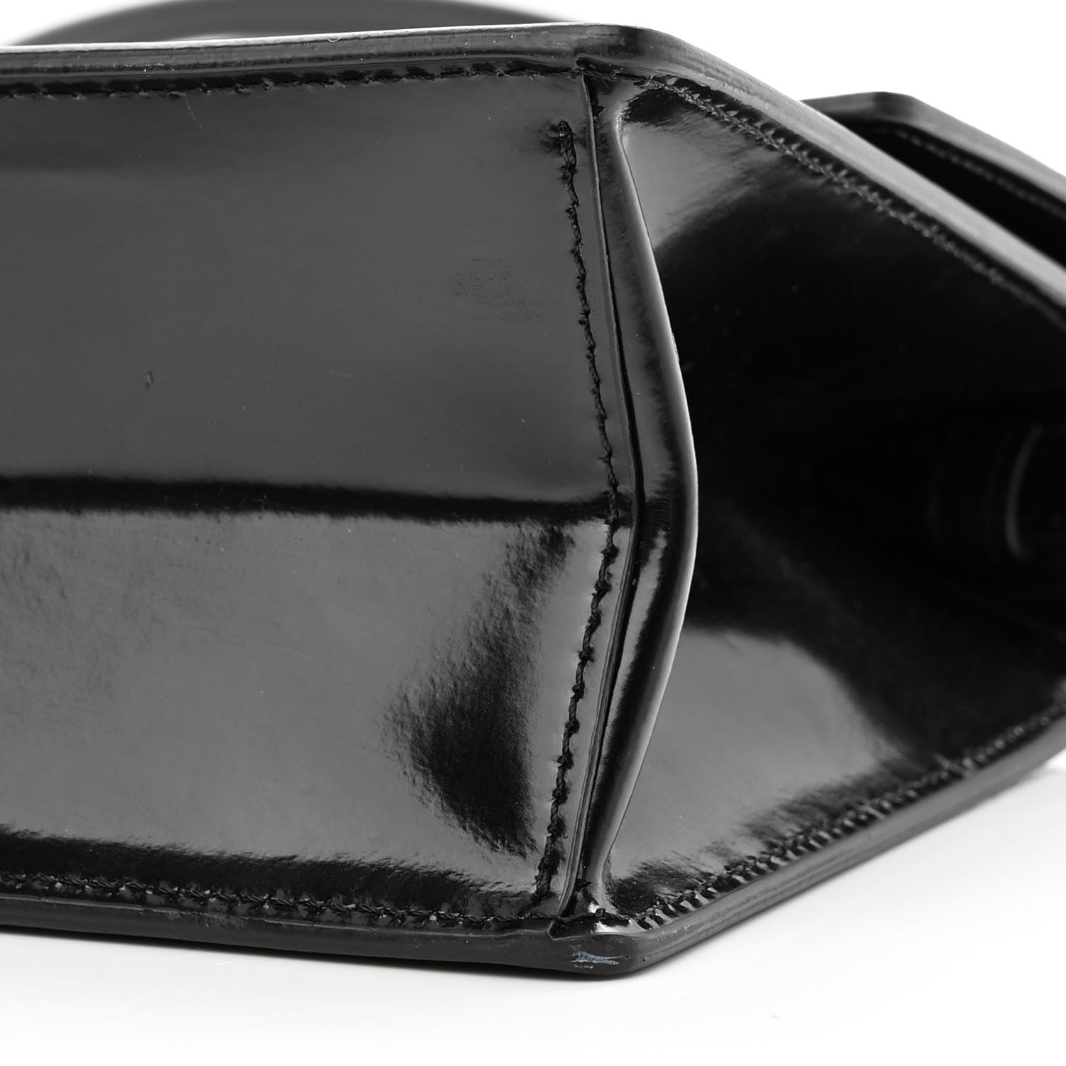 Off-White Calfskin Salary Jitney 1.4 Shoulder Bag Black 10 of 11