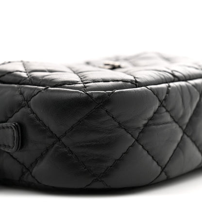 Chanel Aged Calfskin Quilted Mini Reissue Camera Case Black 7 of 9