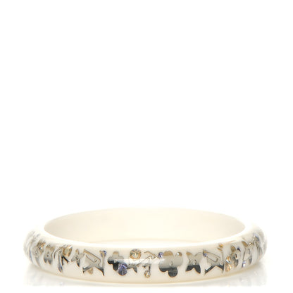 Louis Vuitton Resin Swarovski Small Inclusion Bracelet PM White 1 of 5