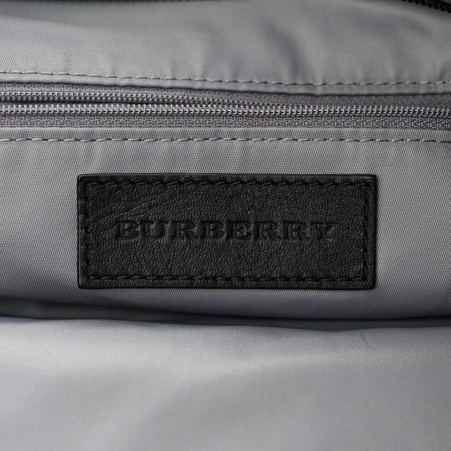 Burberry Nylon Check Small Buckleigh Packable Tote Brown 6 of 11