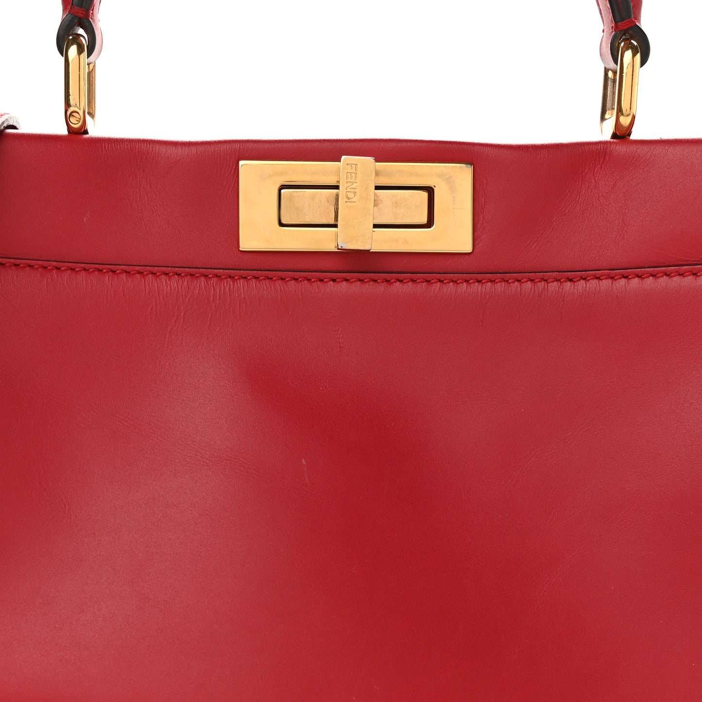 Vitello Morgan Fabric Jacquard Pequin Medium Peekaboo Iconic Satchel Mattone Tobacco Black