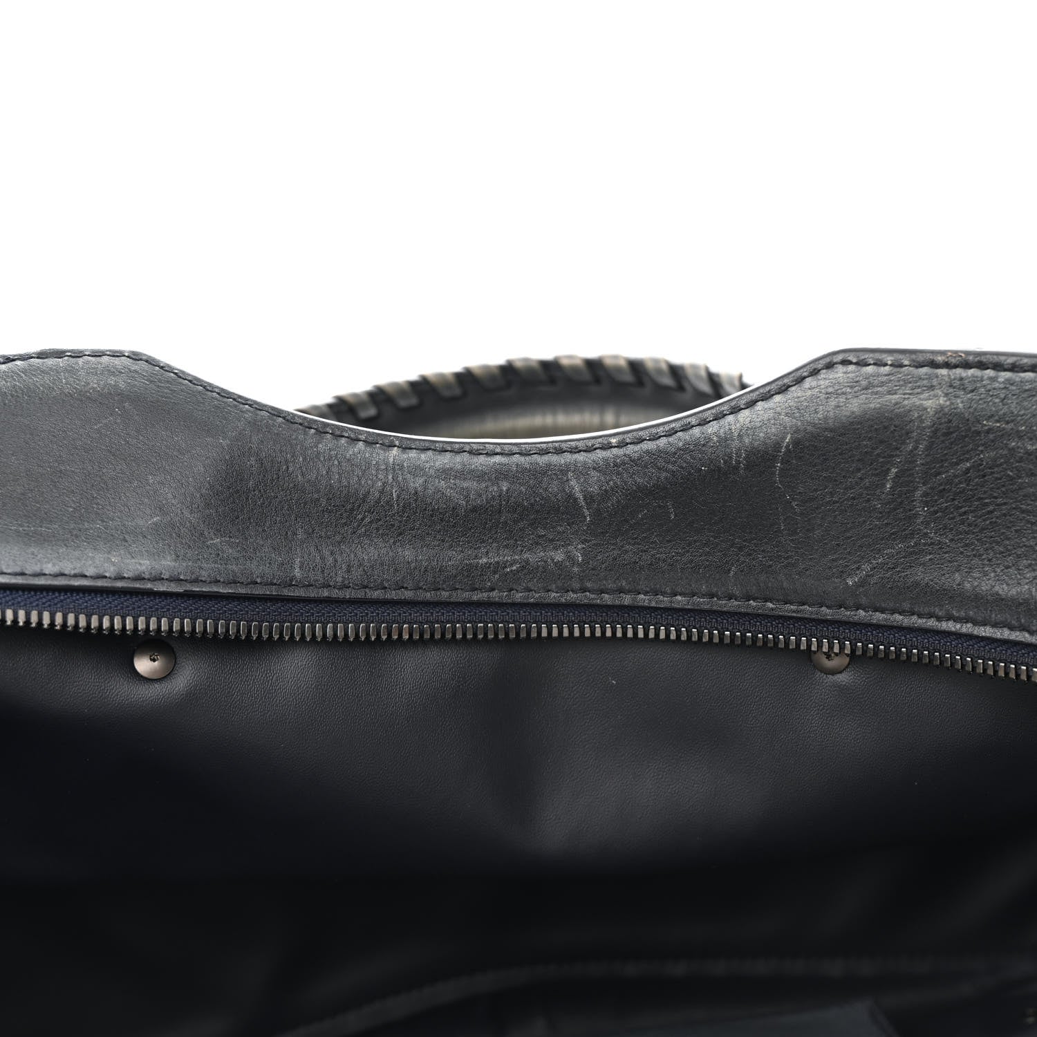 Balenciaga Used Calfskin Silver Hardware Neo Classic City Navy 9 of 18