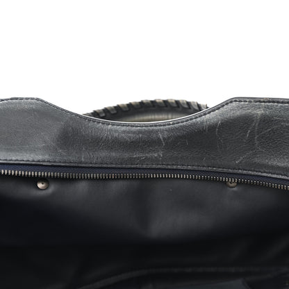 Balenciaga Used Calfskin Silver Hardware Neo Classic City Navy 9 of 18