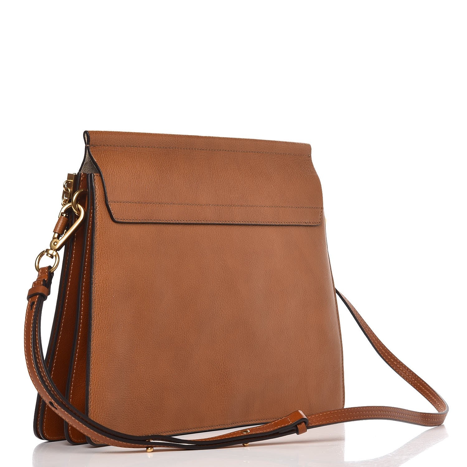 Chloe Goatskin Medium Faye Shoulder Bag Caramel 4 of 8