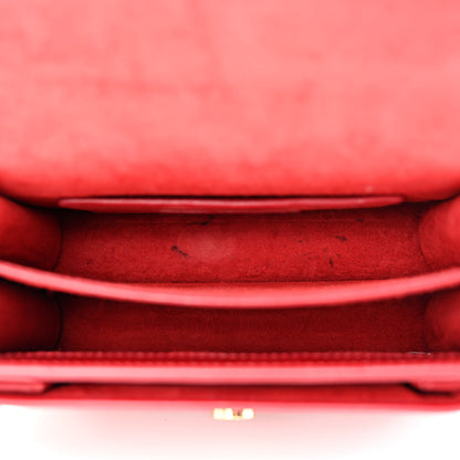 Saint Laurent Patent Small Monogram Sunset Red 5 of 16
