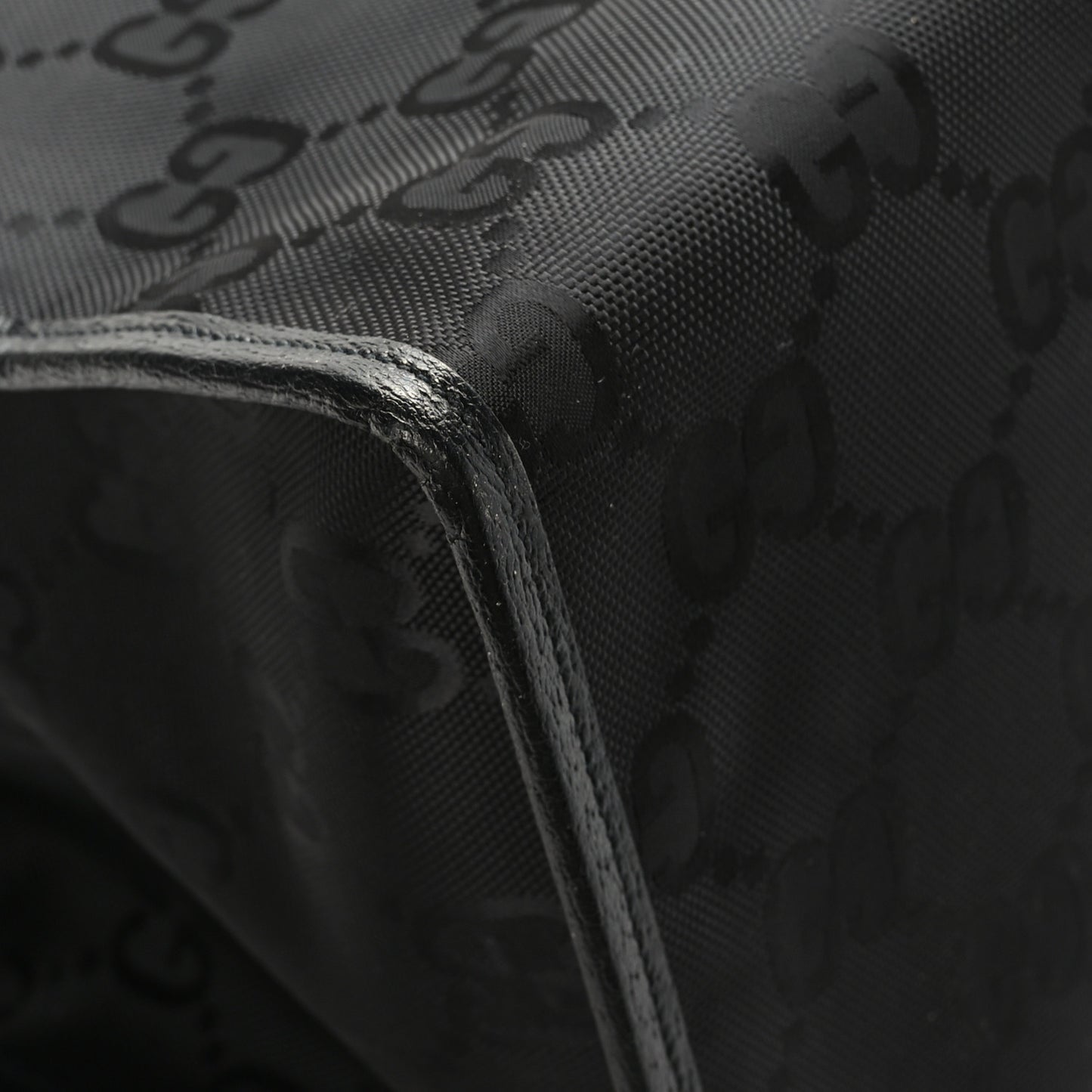Econyl Nylon Monogram Large Off The Grid Tote Bag Black