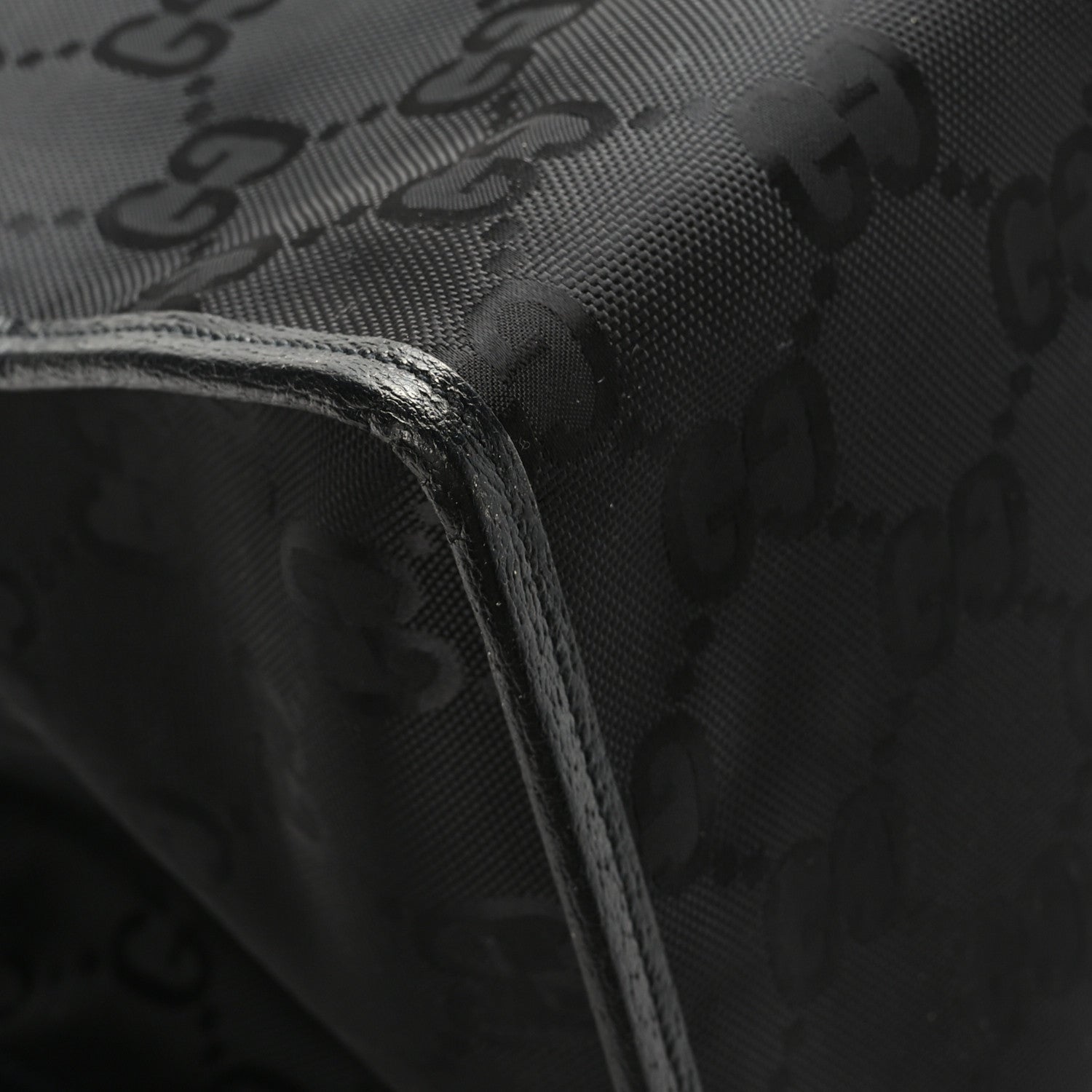 Gucci Econyl Nylon Monogram Large Off The Grid Tote Bag Black 9 of 10