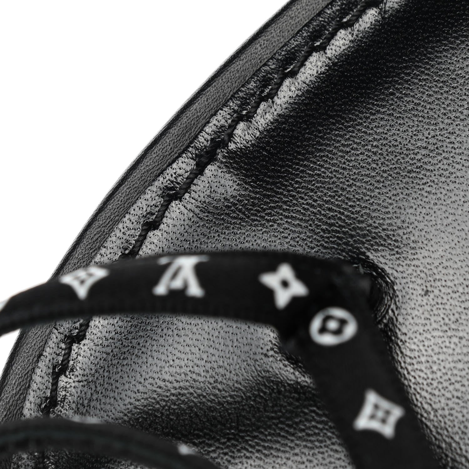 Louis Vuitton Citizen Thong Sandal 38 Black 9 of 10