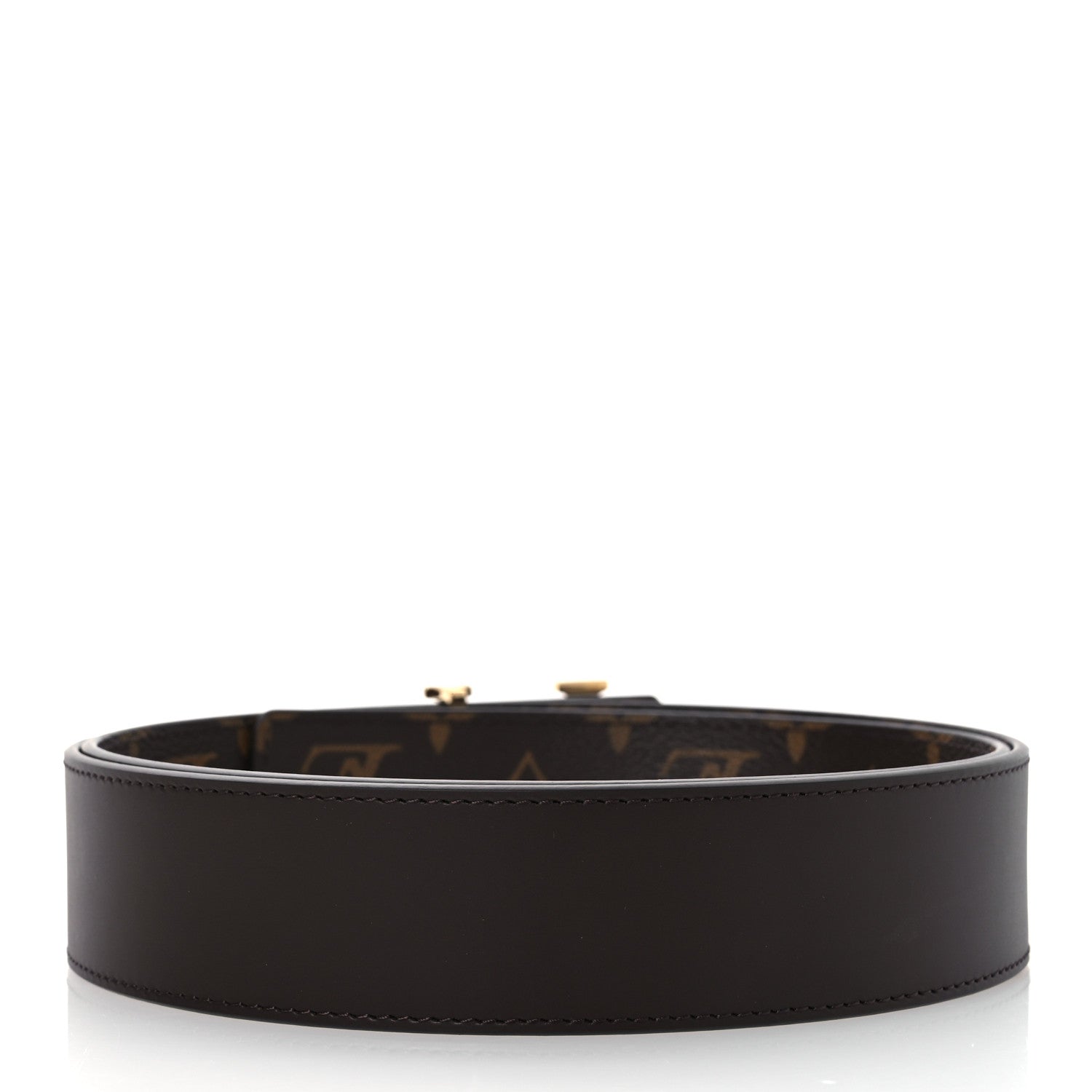 Louis Vuitton Calfskin Monogram 40mm LV Initiales Reversible Belt 100 40 Brown 4 of 8