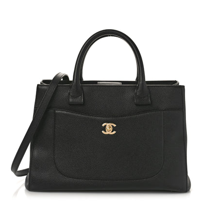 Chanel Grained Calfskin Small Neo Executive Shopper Tote Black 1 of 9