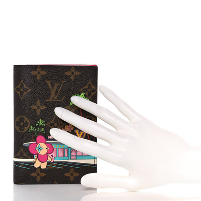 Louis Vuitton Monogram 2021 Christmas Animation Hollywood Passport Cover Fuchsia 2 of 8