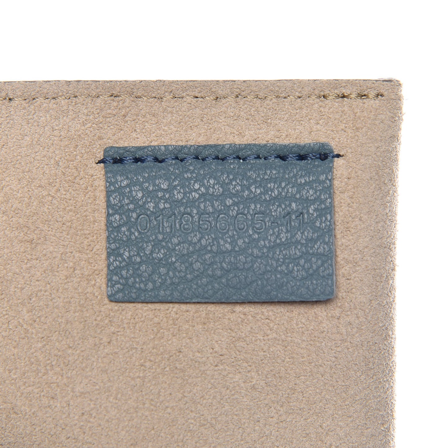 Grained Lambskin Drew Shoulder Bag Cloudy Blue