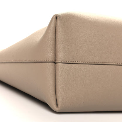 Saint Laurent Calfskin Large Shopping Tote Dark Beige 10 of 11