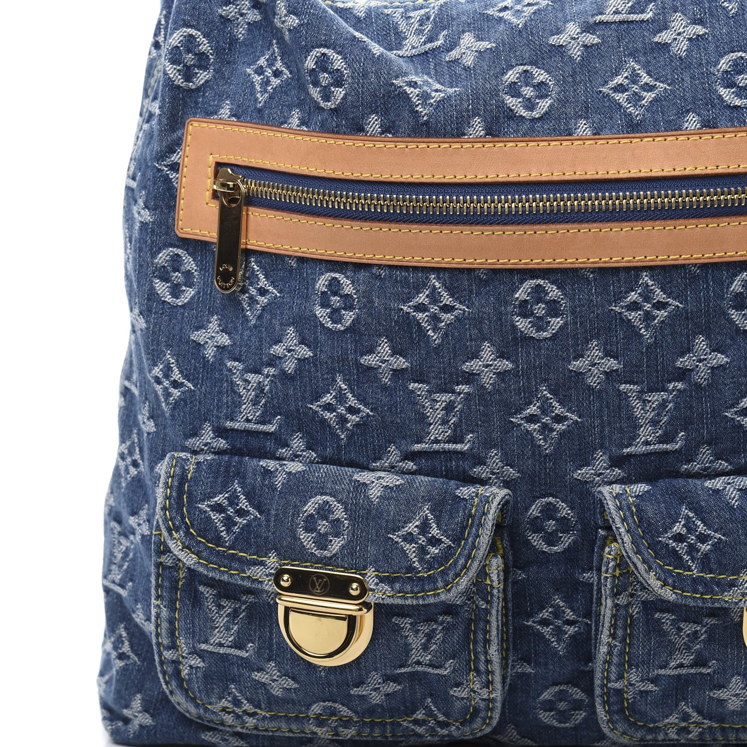Louis Vuitton Denim Baggy GM Blue 11 of 11