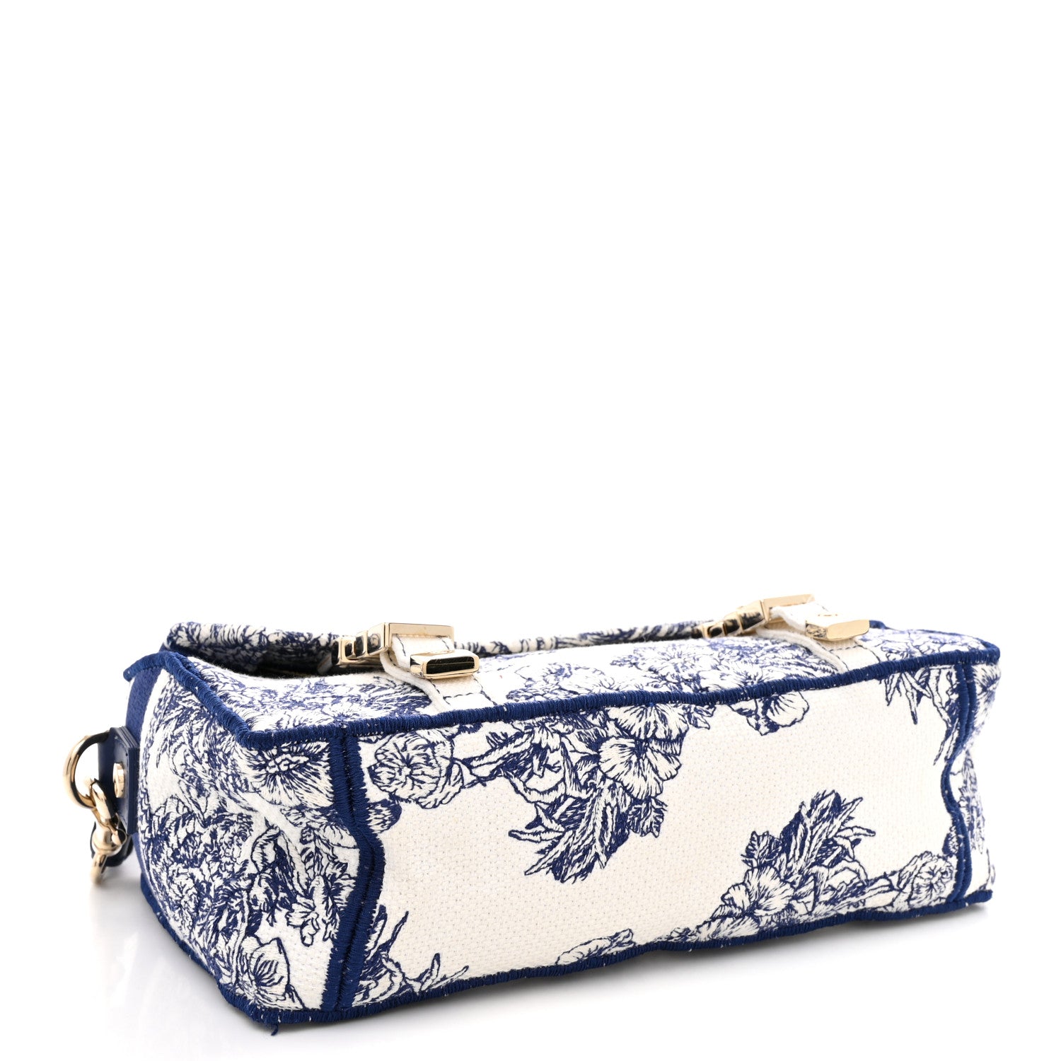 Christian Dior Canvas Embroidered Reve D'Infini Small Diorcamp Messenger  Blue 4 of 11