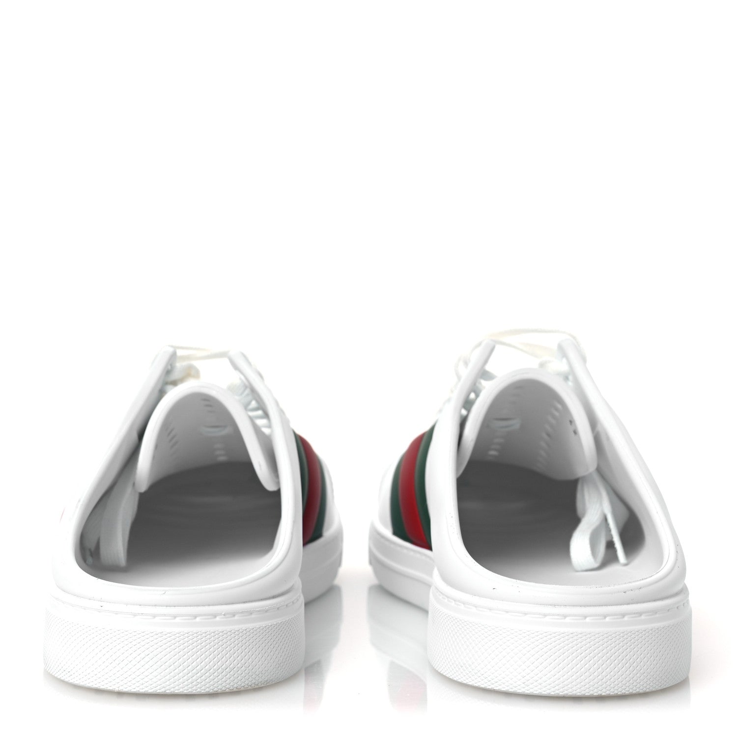 Gucci Rubber Ace Sabot Mules 42 Great White 6 of 12