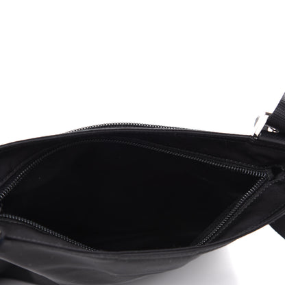 Prada Nylon Vela Small Flat Messenger Bag Black 5 of 10