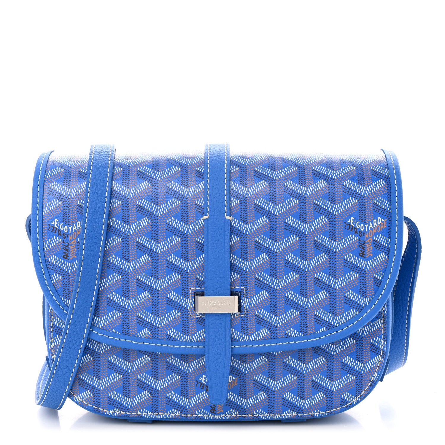 Goyard Goyardine Belvedere II PM Messenger Bag Sky Blue 1 of 9