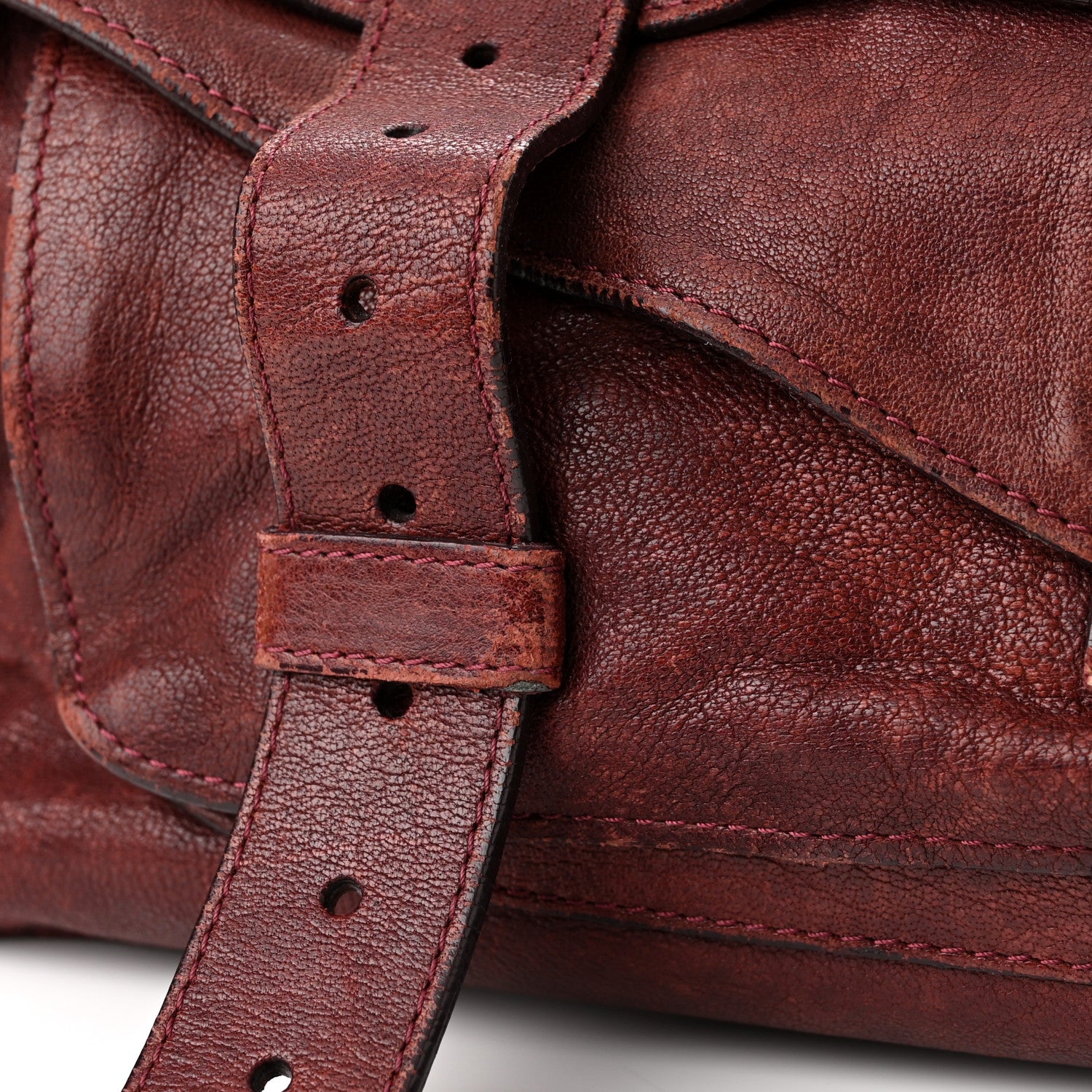 Proenza Schouler Lambskin Medium PS1 Satchel Burgundy 10 of 10