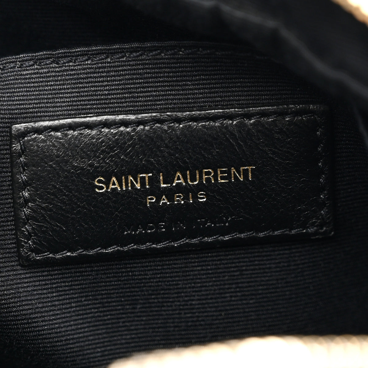 Saint Laurent Calfskin Matelasse Monogram Lou Camera Bag Black 6 of 10