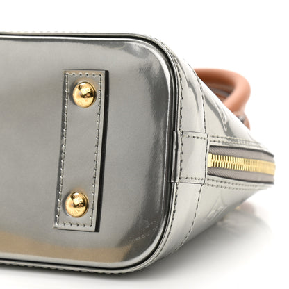 Louis Vuitton Vernis Alma BB Gris Metal 10 of 10