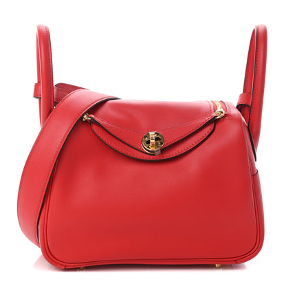 Hermes Swift Mini Lindy 20 Rouge De Coeur 1 of 9