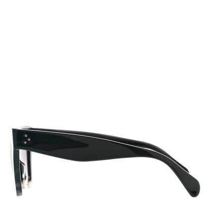 Celine Acetate Polarized Cat Eye Sunglasses CL4004IN Havana Black 2 of 7