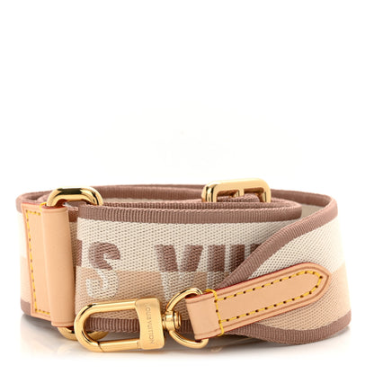Louis Vuitton Jacquard Speedy Bandouliere 20 Shoulder Strap Beige 1 of 3