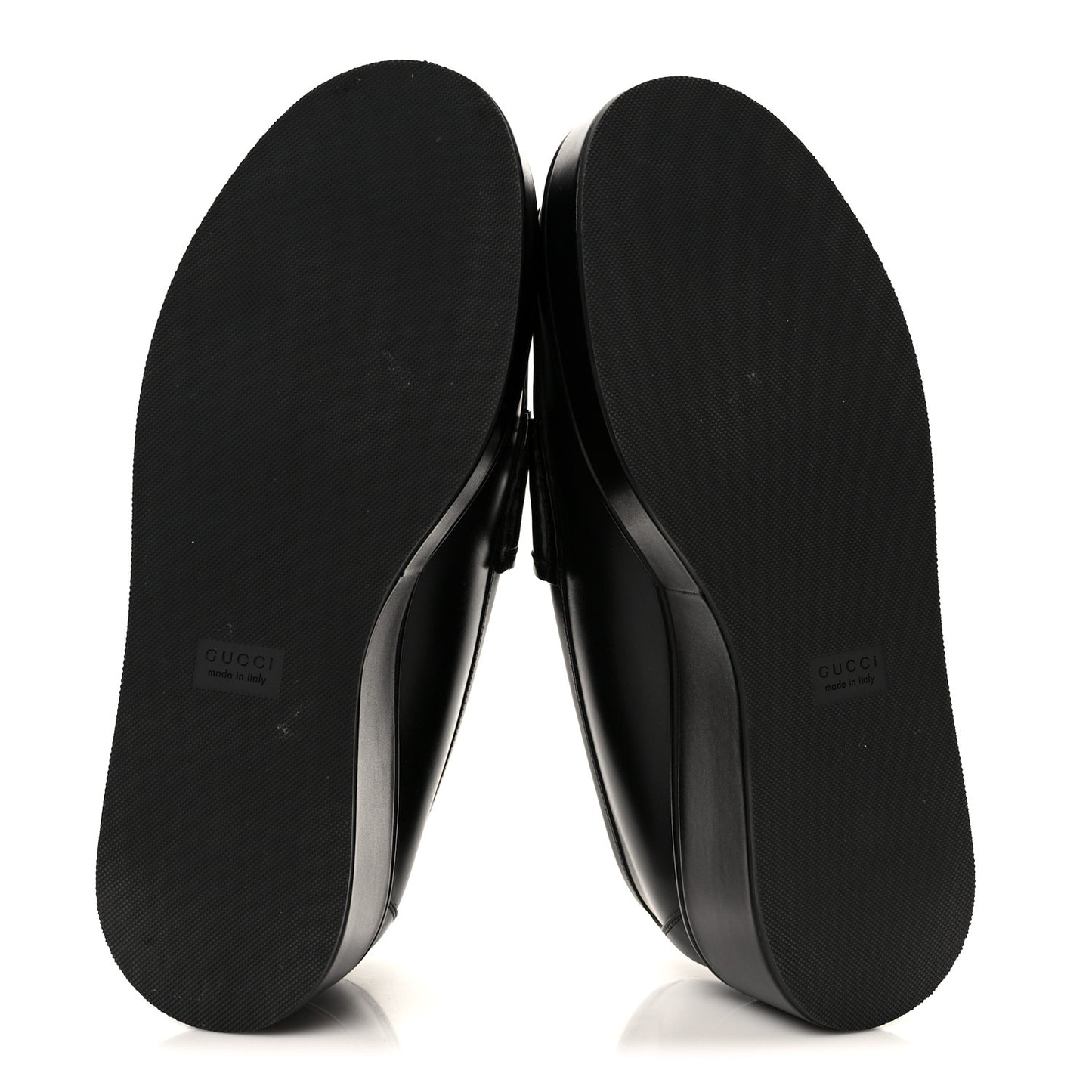 Kama Calfskin Horsebit Womens Wedge Platform Loafers 38.5 Black