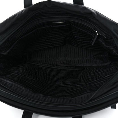 Prada Tessuto Nylon Saffiano Briefcase Black 5 of 14