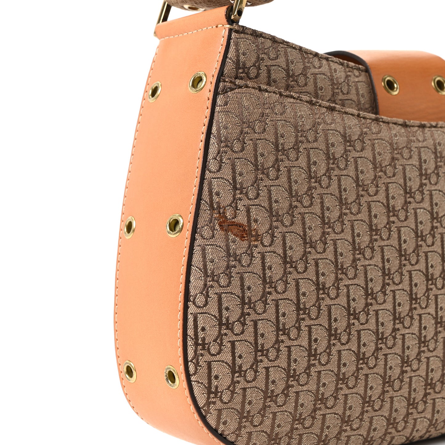 Calfskin Monogram Street Chic Medium Columbus Ave Beige