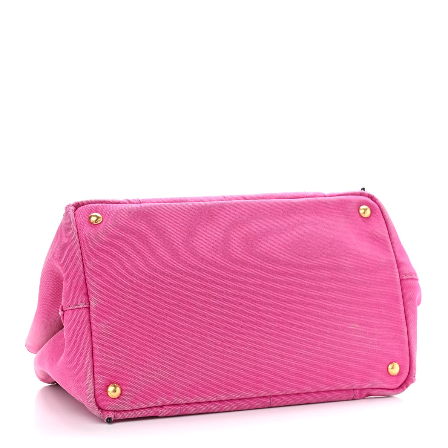Prada Canapa Small Logo Shopping Tote Fuxia 4 of 20