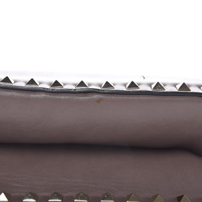 Valentino Garavani Vitello Rockstud Shoulder Satchel Taupe 8 of 10