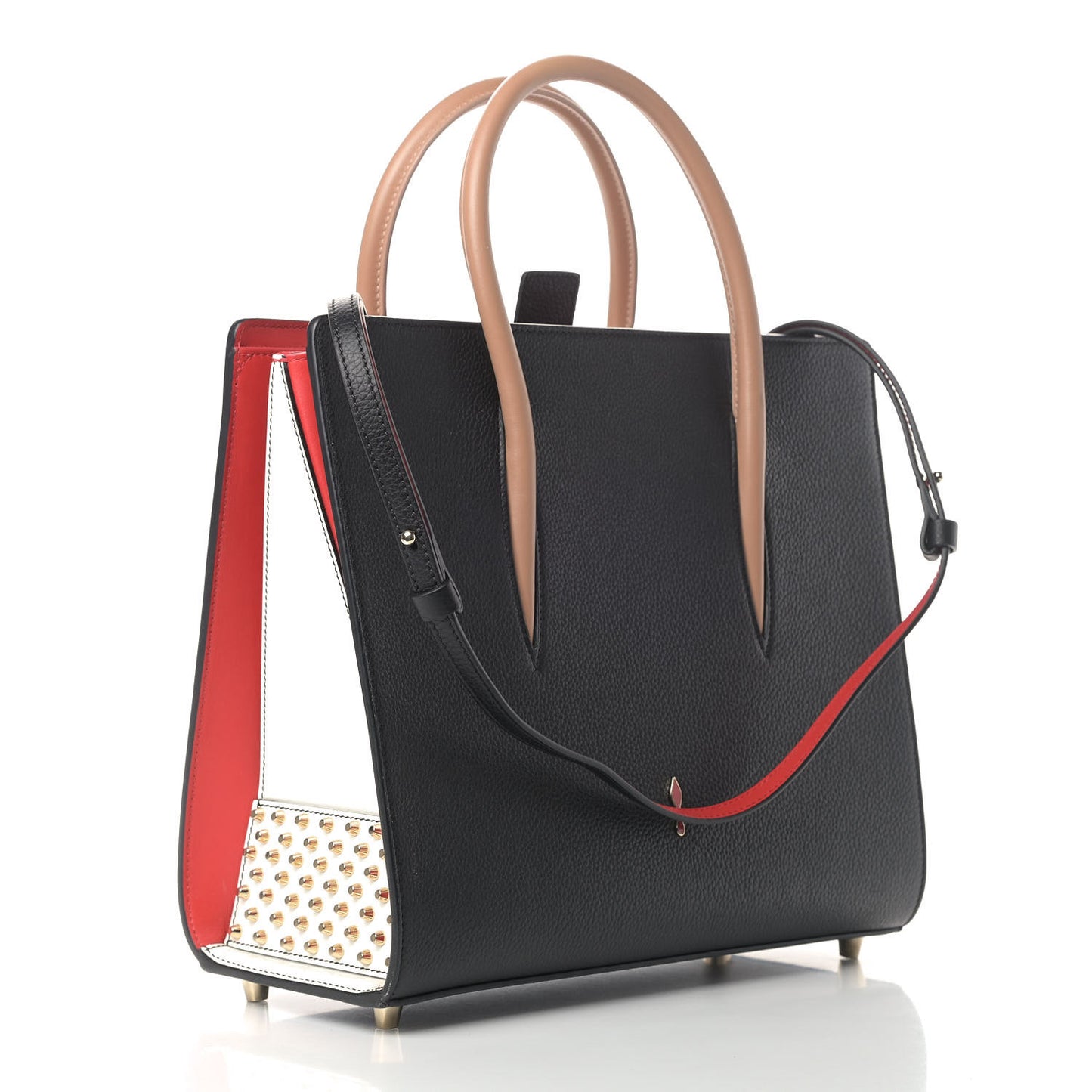 Calfskin Patent Woven Medium Paloma Multicolor