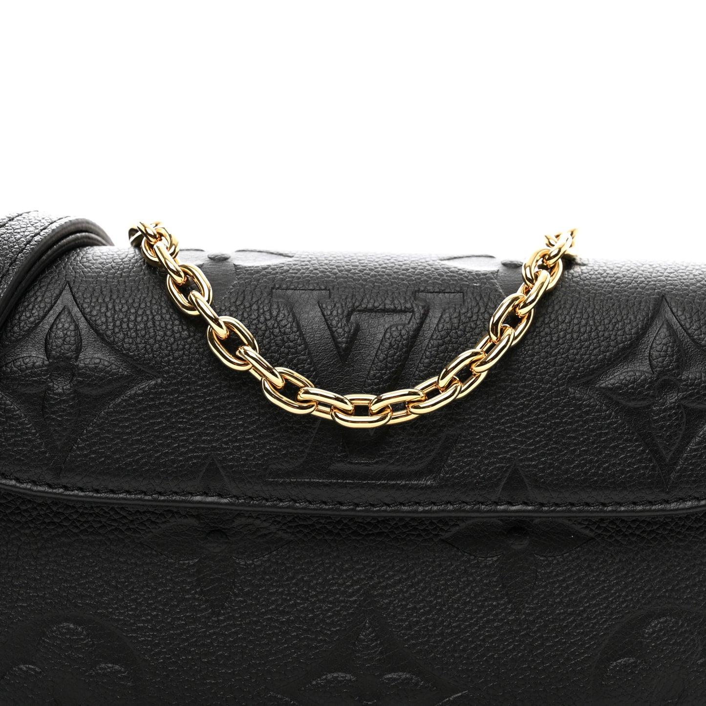 Empreinte Monogram Giant Ivy Wallet On Chain Black