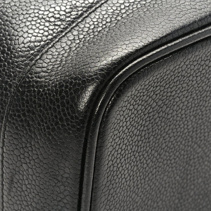 Chanel Caviar Cosmetic Vanity Bag Black 9 of 12