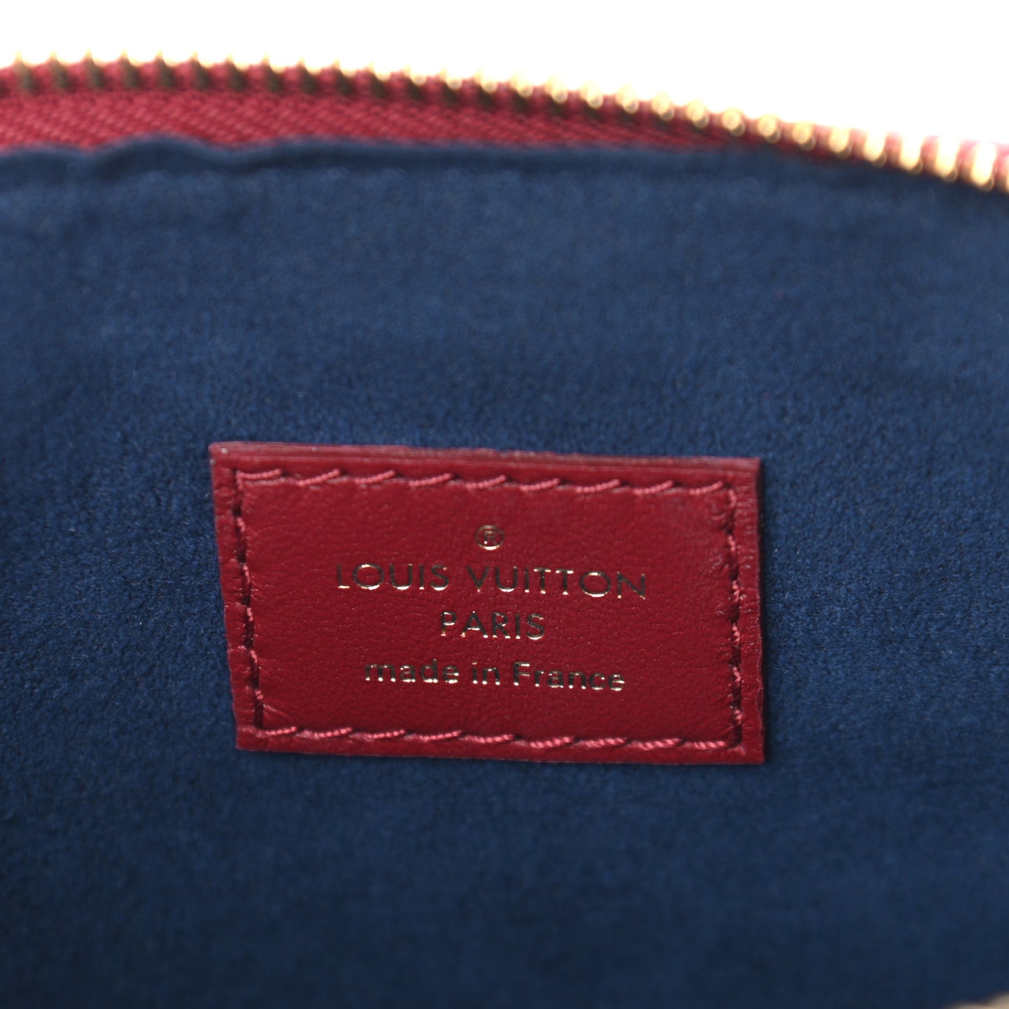 Lambskin Embossed Monogram Coussin PM Wine