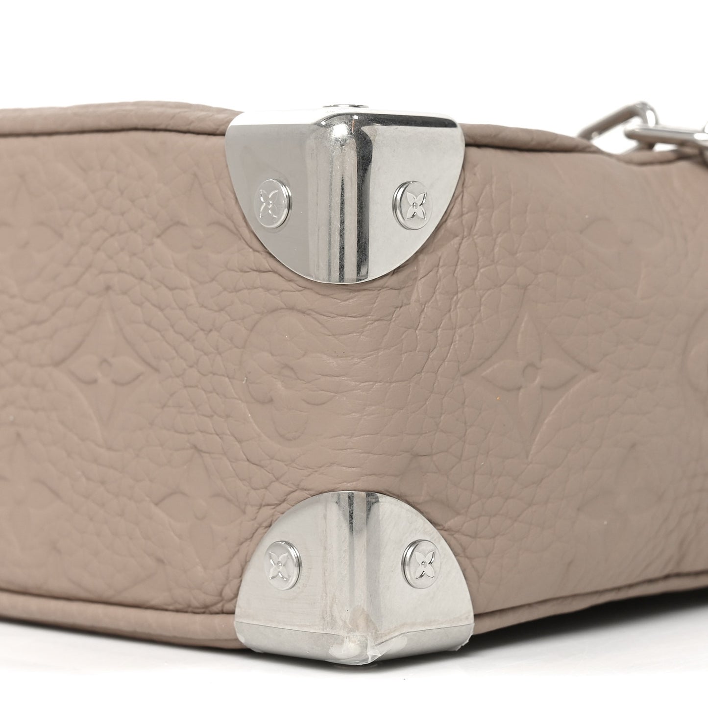 Taurillon Monogram Mini Soft Trunk Riverstone
