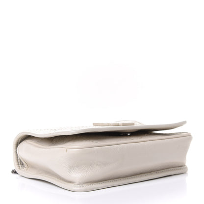 Saint Laurent Crinkled Calfskin Matelasse Monogram Niki Chain Wallet Crema Soft 3 of 4